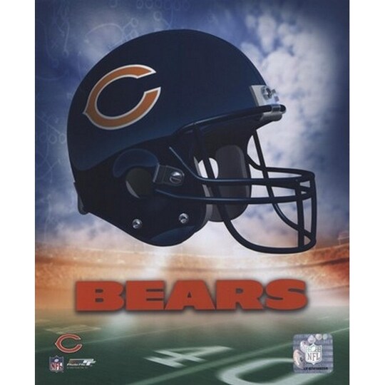 chicago bears football helmet with black background Display Case your dashboard CHICAGO BEARS (Helmet) Lightbox